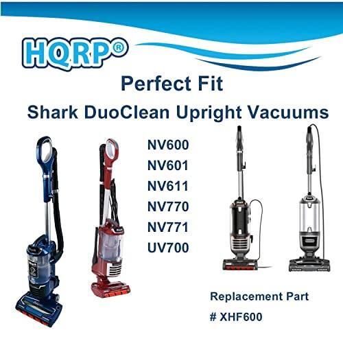 HQRP Perfect Fit Shark DuoClean Upright Vacuums NV600 NV601 NV611 NV770 NV771 UV700 Replacement Part # XHF600