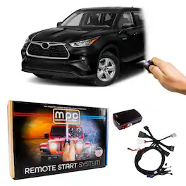MPC - Remote Starter For Toyota Highlander 2020-2021 | Plug & Play | Lock 3X to Start - Black