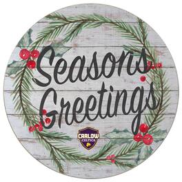 Jardine - Carlow University Celtics 20'' x 20'' Season's Greetings Circle - White