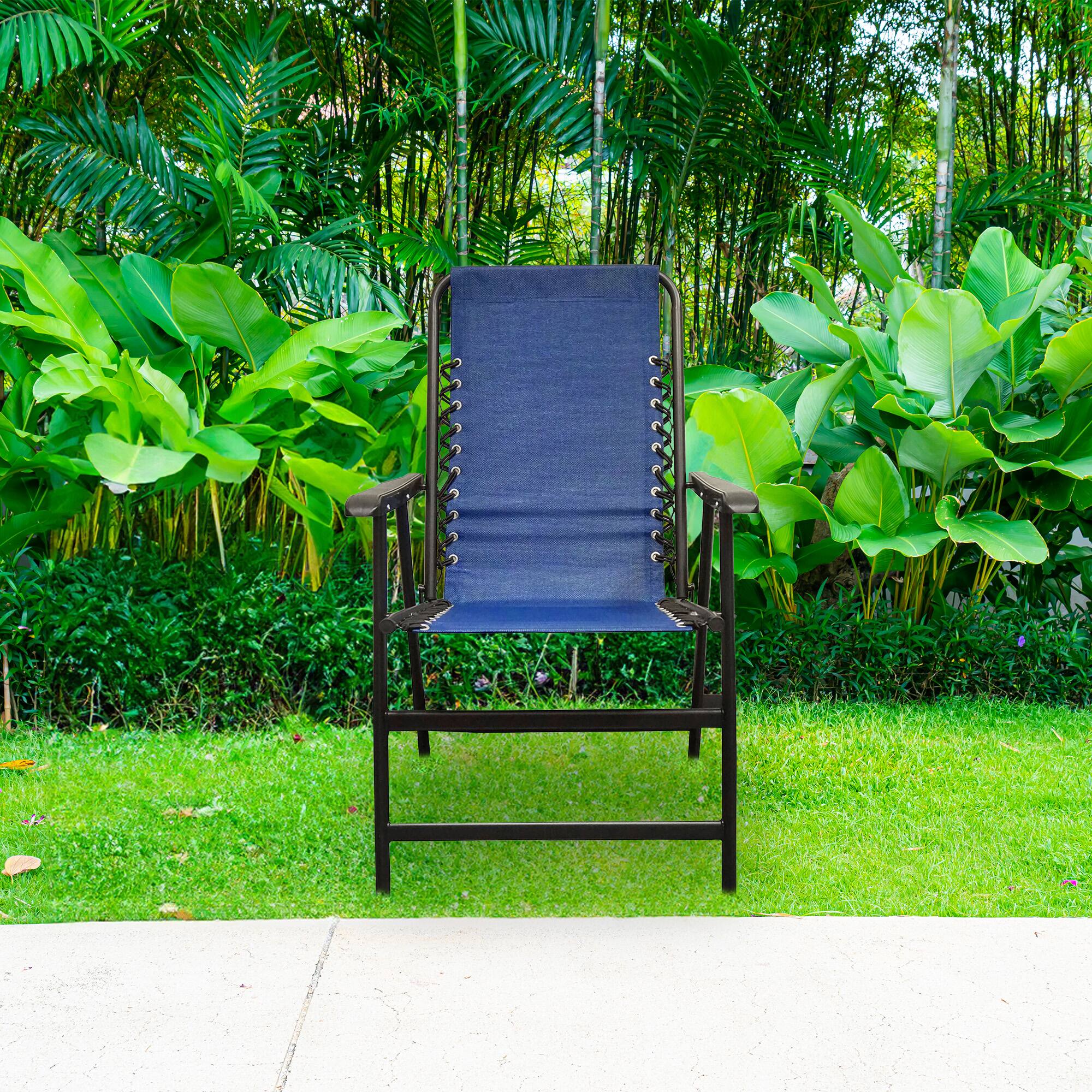 Alt View 2. Caravan Canopy - Caravan Canopy Suspension Portable Folding Sports Chair with Bungee System, Blue - Blue.