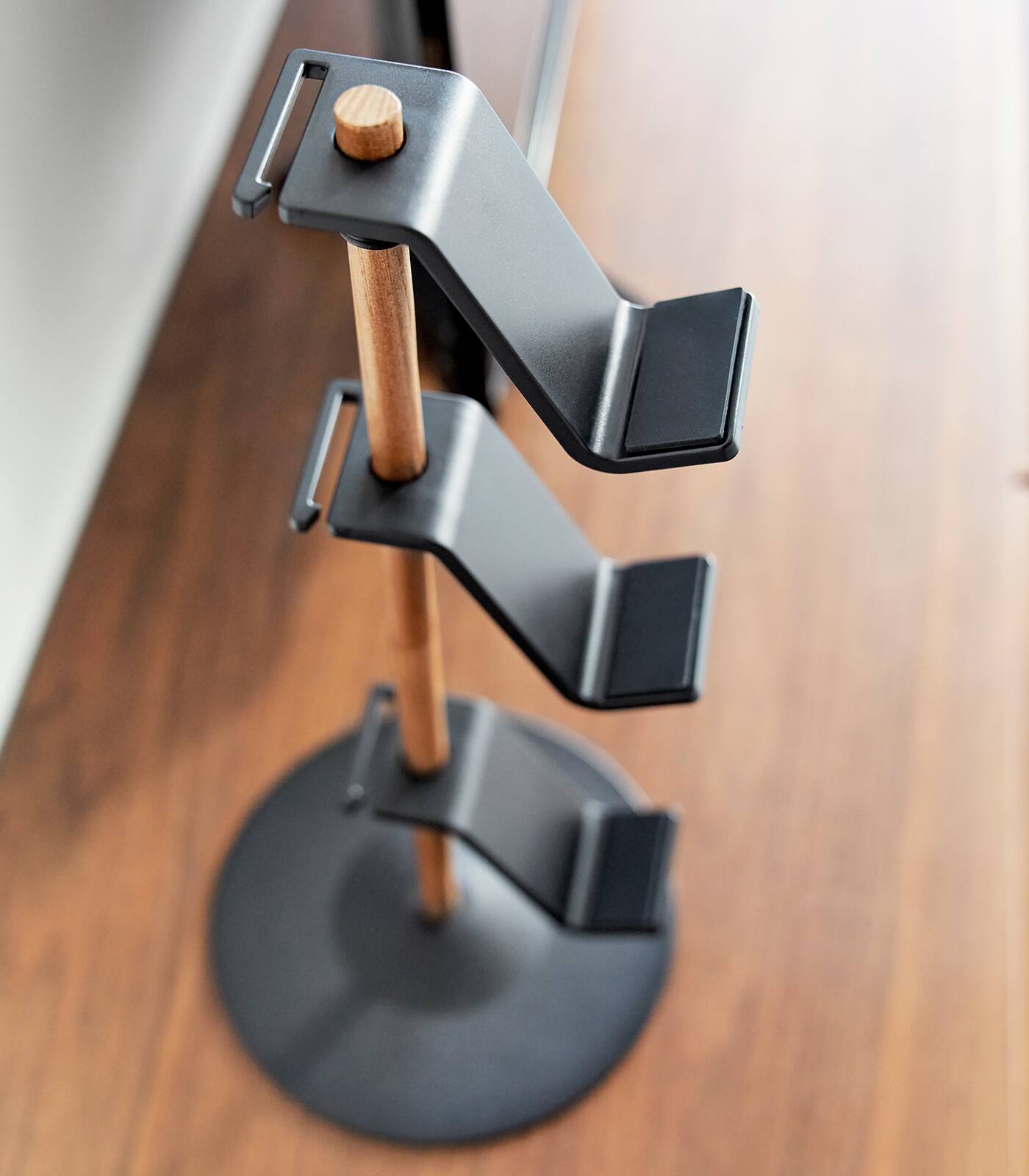 Alt View 5. Yamazaki Home - Controller Stand - Steel + Wood.