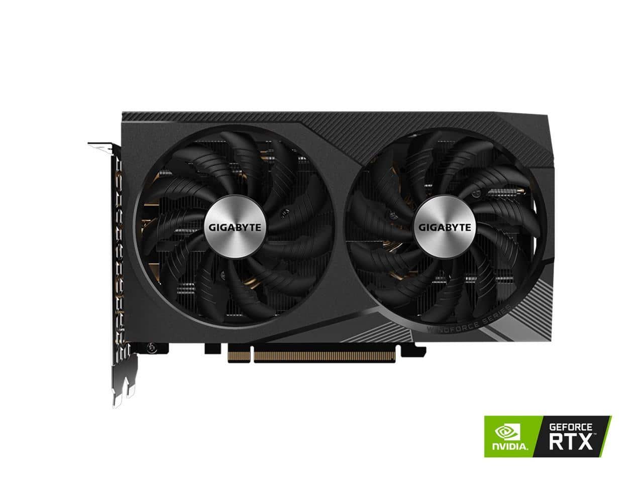 GIGABYTE WINDFORCE OC GeForce RTX 3060 12GB GDDR6 PCI Express 4.0