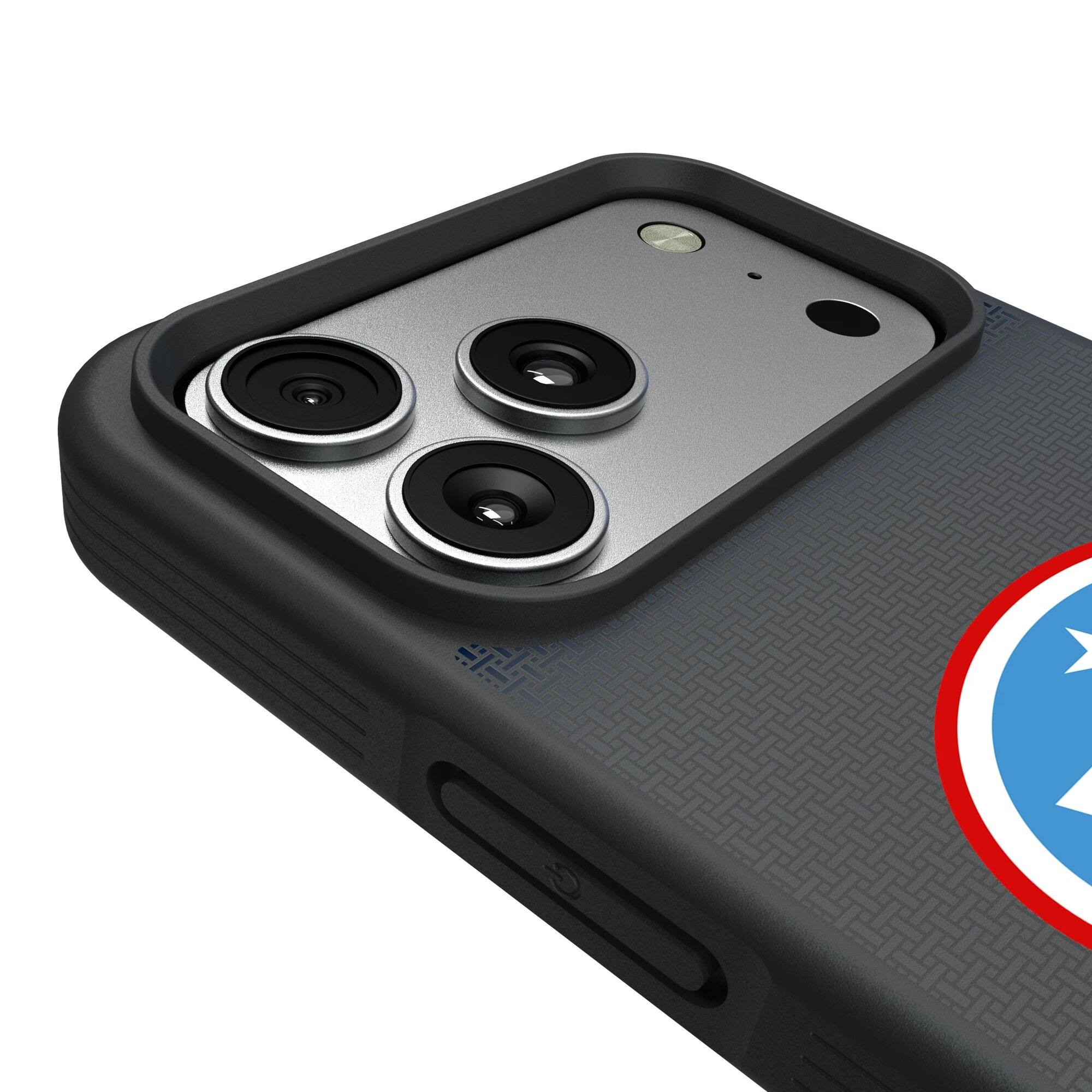 Alt View 2. Keyscaper - Tennessee Titans Bump Case with 8.2ft Drop Protection - 14 Pro - Black.