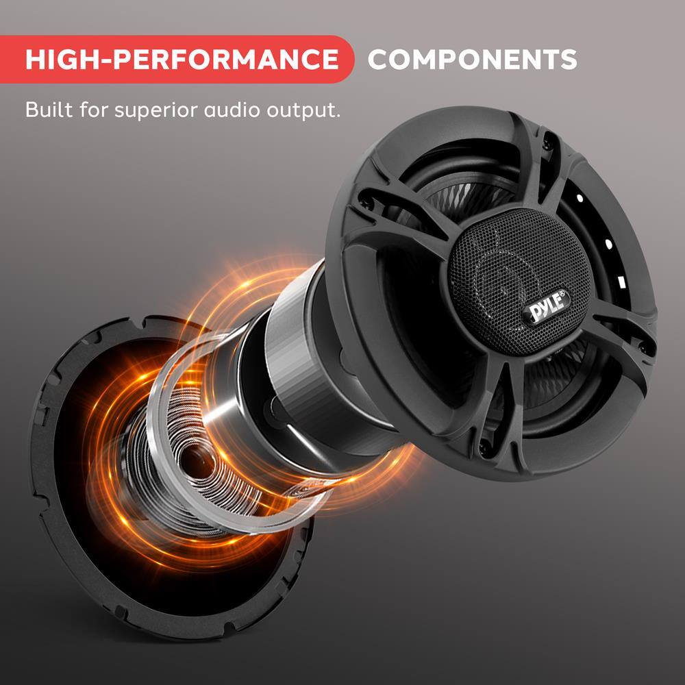 HIGH-PERFORMANCE COMPONENTS  
Built for superior audio output.