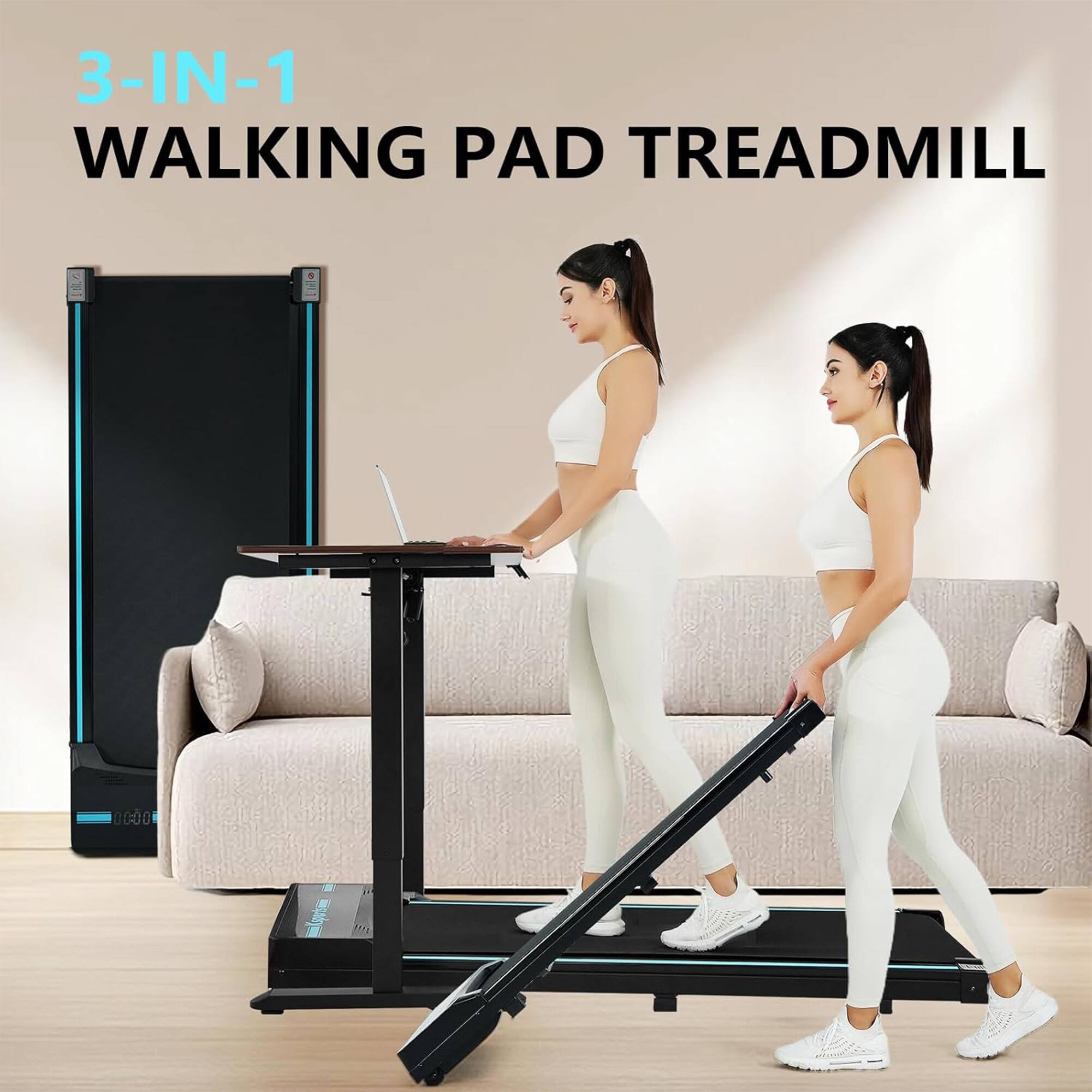 3-IN-1  
WALKING PAD TREADMILL