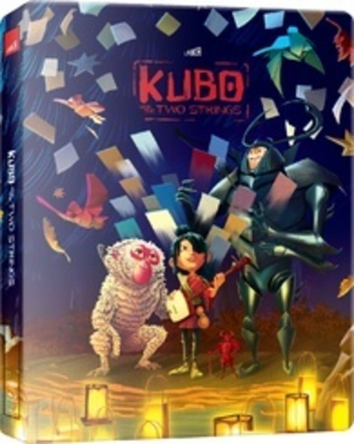 Front. Kubo and the Two Strings (Steelbook)   - 4K Blu-Ray.