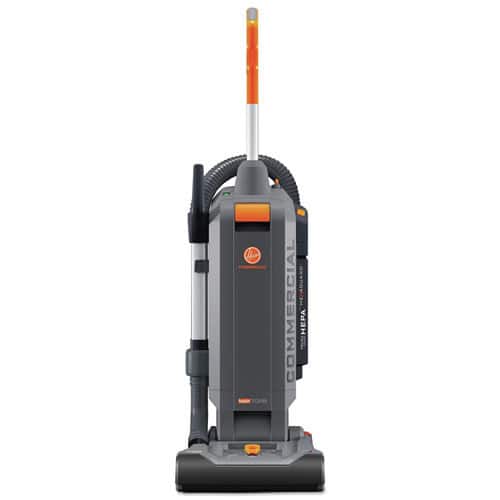 Hoover - CH54113 13 in. Cleaning Path HushTone Vacuum Cleaner with Intellibelt - Gray/Orange