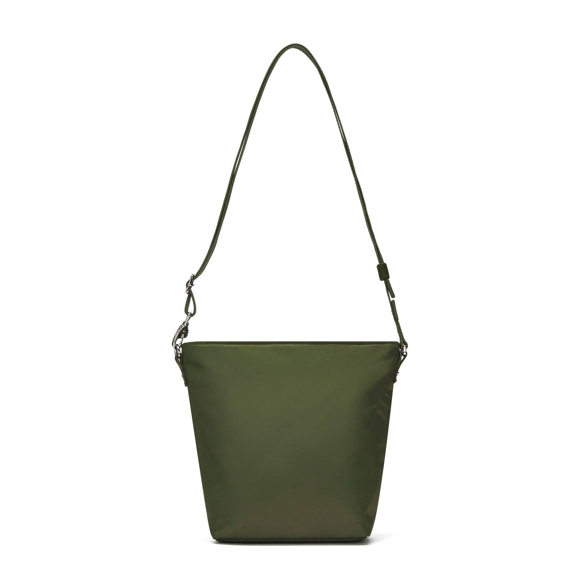 Angle. Pacsafe - W Crossbody - Olive.