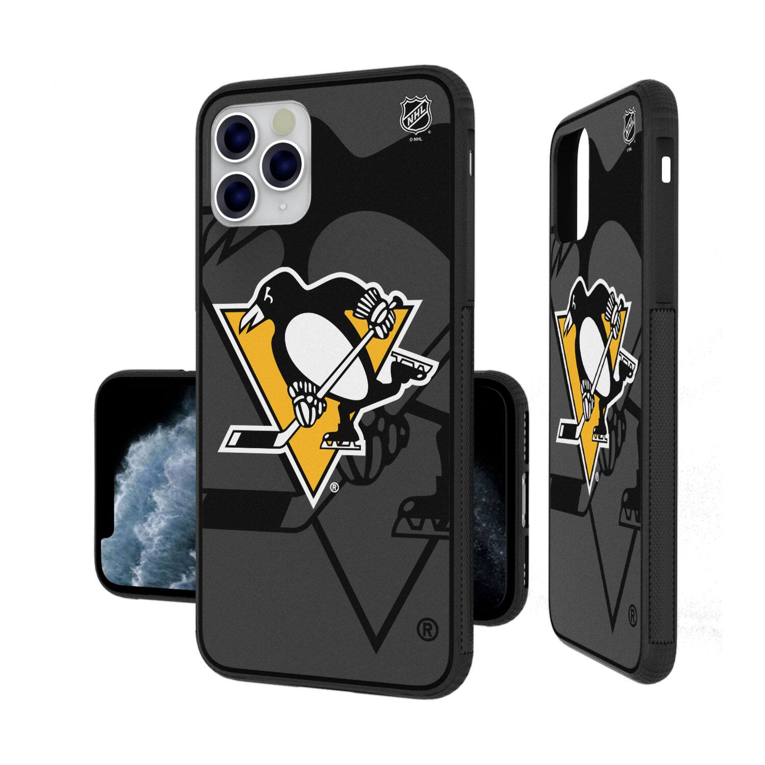 Alt View 2. Keyscaper - Pittsburgh Penguins iPhone Bump Ice Case - 16 Pro - Multicolor.