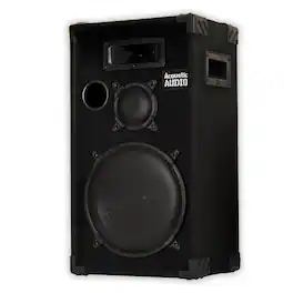 Acoustic Audio by Goldwood - CR12 PA Karaoke DJ 12" Speaker 500W 3 Way - Black