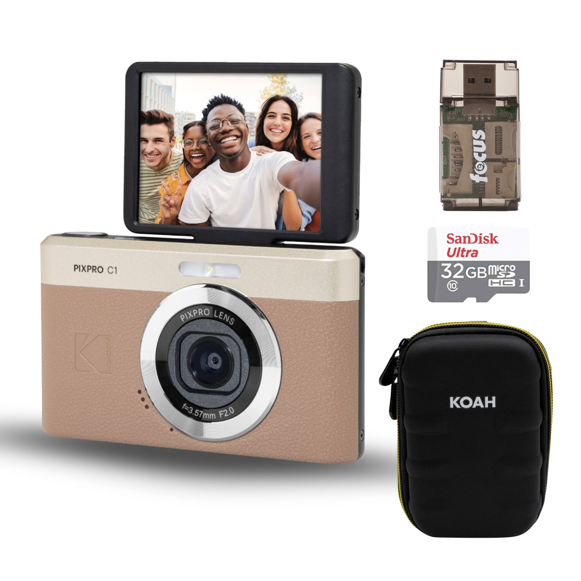 PIXPRO C1

PIXPRO LENS f=3.57mm F2.0

al. QG focus CHINING

SanDisk Ultra 32GB micro SDHC I