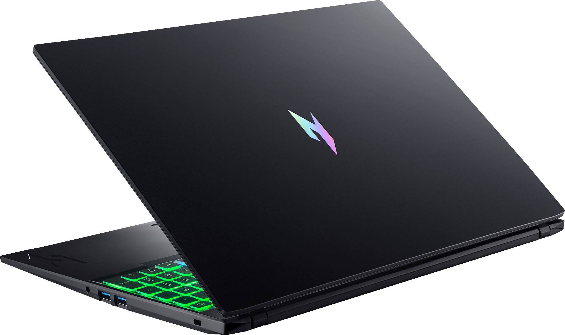 Alt View 14. Acer - Nitro V – 16" WUXGA 165Hz Gaming Laptop - Intel Core 7 240H 2024 - NVIDIA GeForce RTX 5050 – 16GB Memory – 512GB Storage - Obsidian Black.