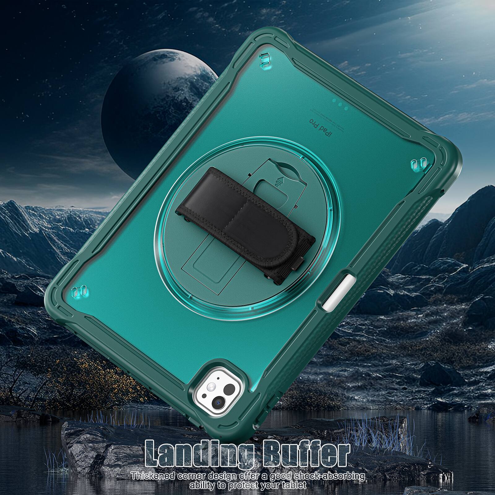 9 Pro iPad Landing Buffer

Thickened corner design offers a good shock-absorbing ability to protect your tablet