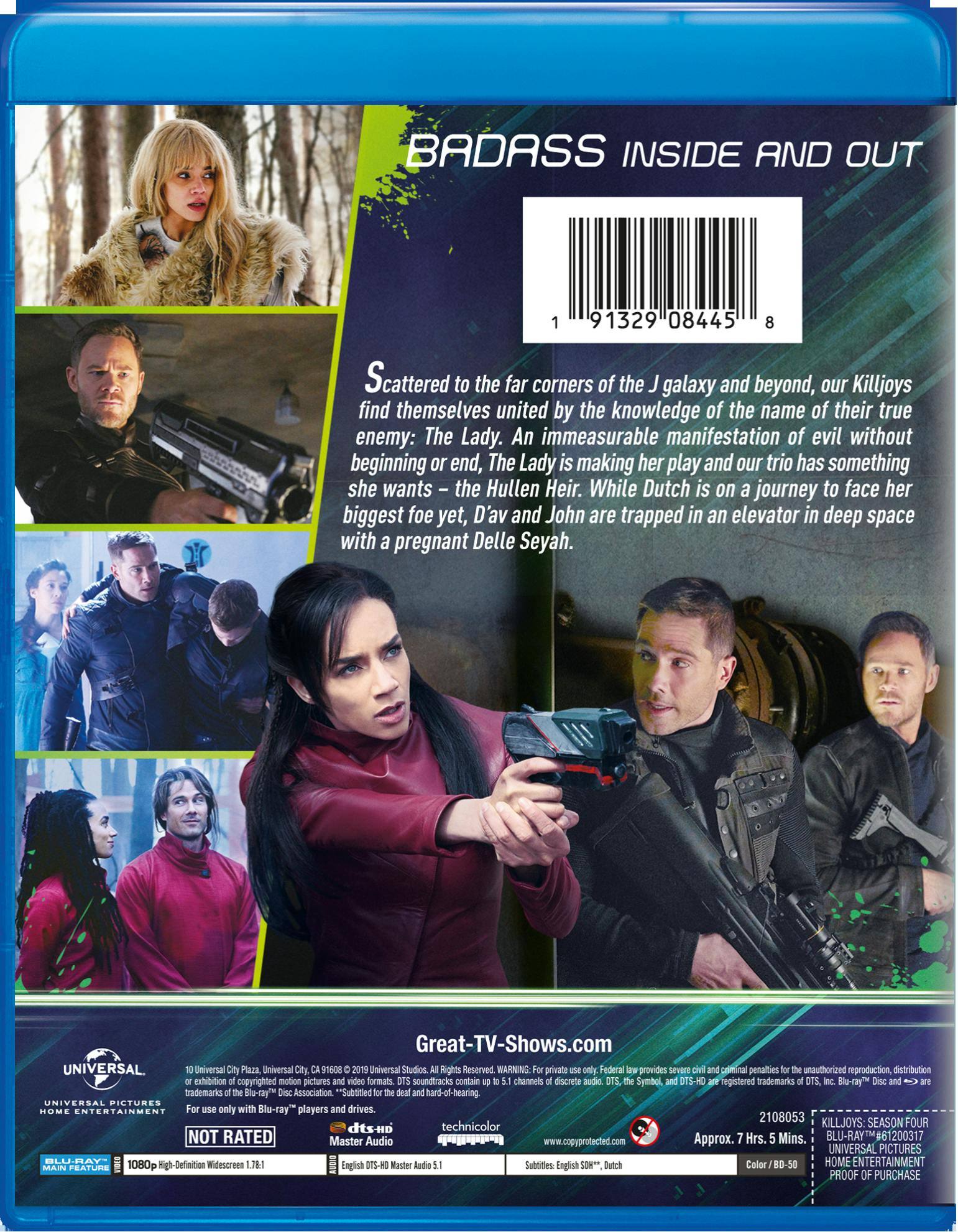 Angle. Killjoys: Season Four [Blu-ray].