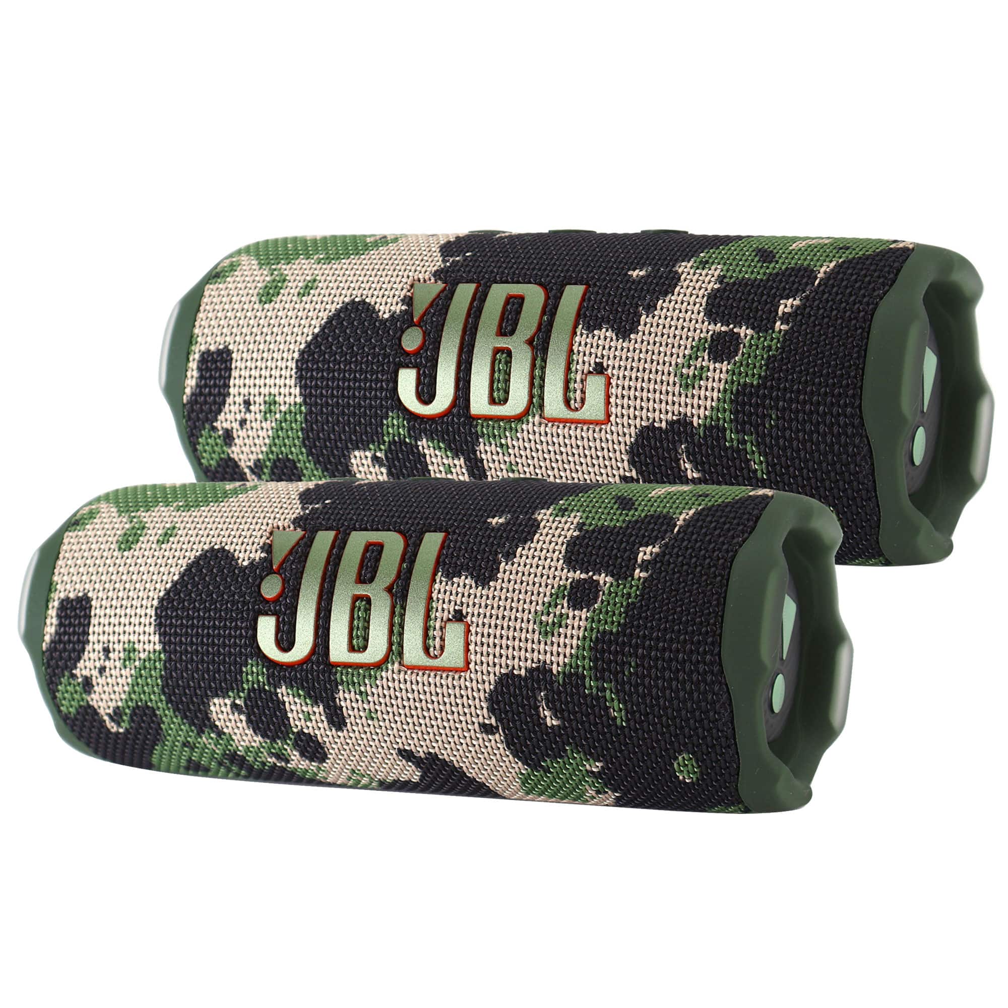2x JBL Flip 7 Portable Waterproof Bluetooth Wireless Speaker - Camoflauge