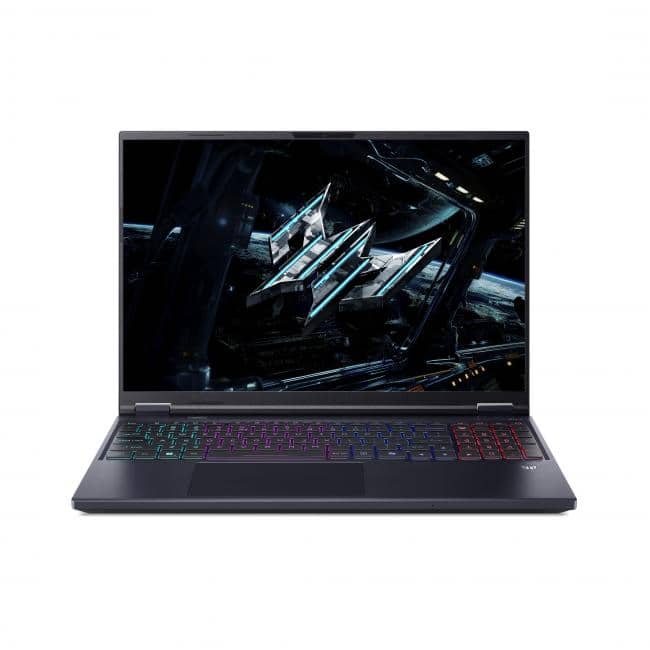Front. Acer - Acer Predator Helios Neo 16" 240Hz AI Gaming Laptop Intel Core Ultra 9 275HX 16GB RAM 1TB SSD NVIDIA GeForce RTX  5070Ti - Abyssal Black.