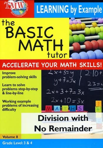 Basic Math Tutor Division With No Remainder  - DVD