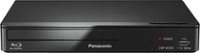 Front. Panasonic - Streaming Wi-Fi Built-In Blu-ray Player - Black.