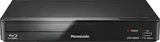 Front. Panasonic - Streaming Wi-Fi Built-In Blu-ray Player - Black.