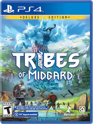 PS4™ DELUXE EDITION
TRIBES OF MIDGARD
TEEN
INTERNET AND PLAYSTATION® PLUS REQUIRED FOR ONLINE MULTIPLAYER
PS5™ Upgrade Available
ESRB
HORSEHELL
gearbox publishing - T (Teen 13+)