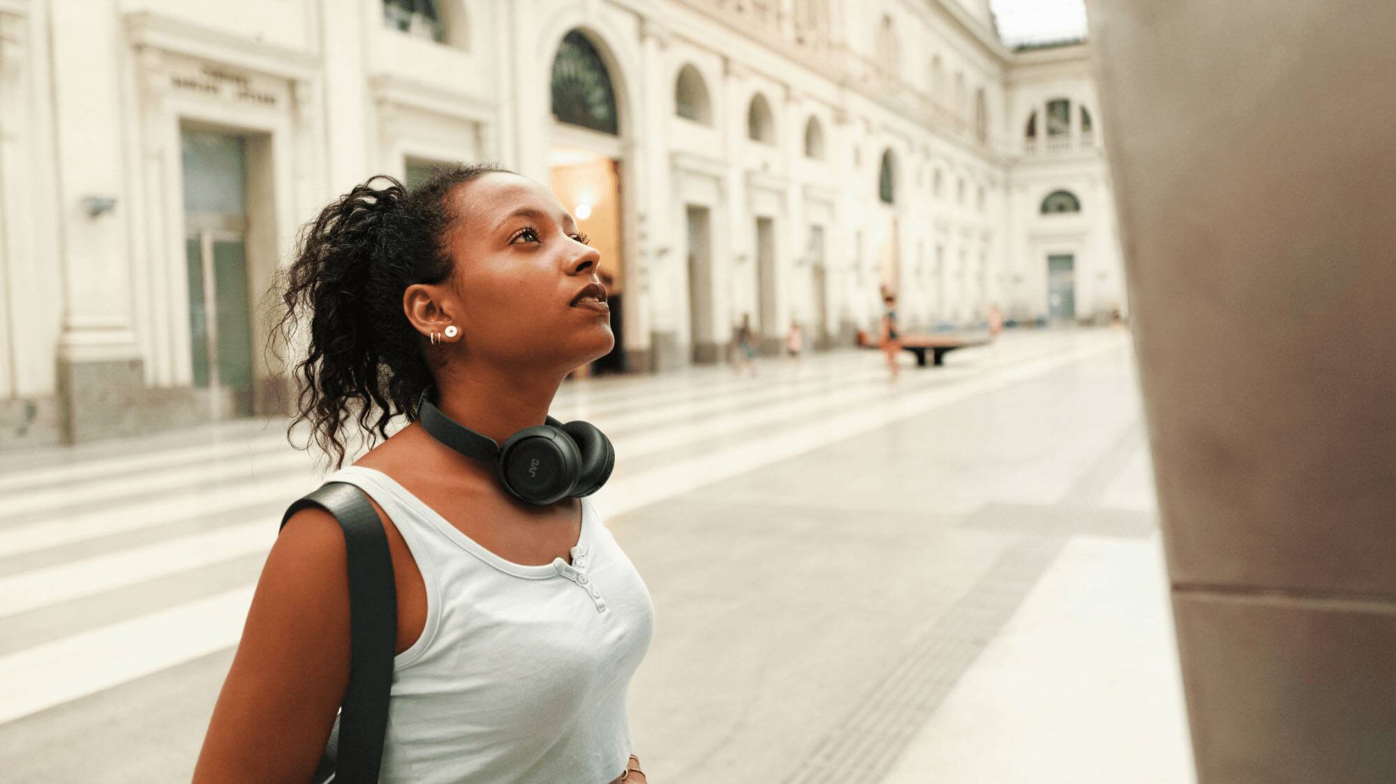 Alt View 1. JVC - On-Ear Wireless Headphones with Bluetooth 5.3 HAS59WB - Black.