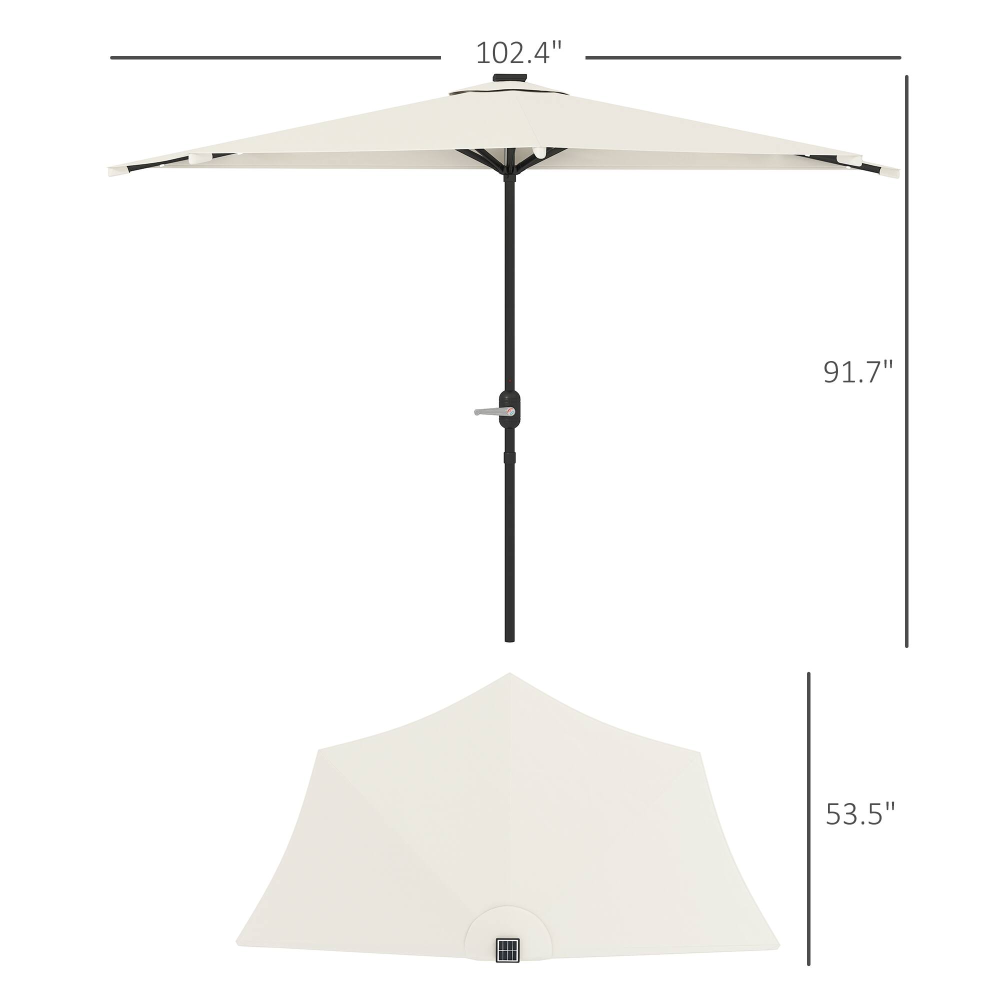 102.4", 91.7", 53.5"