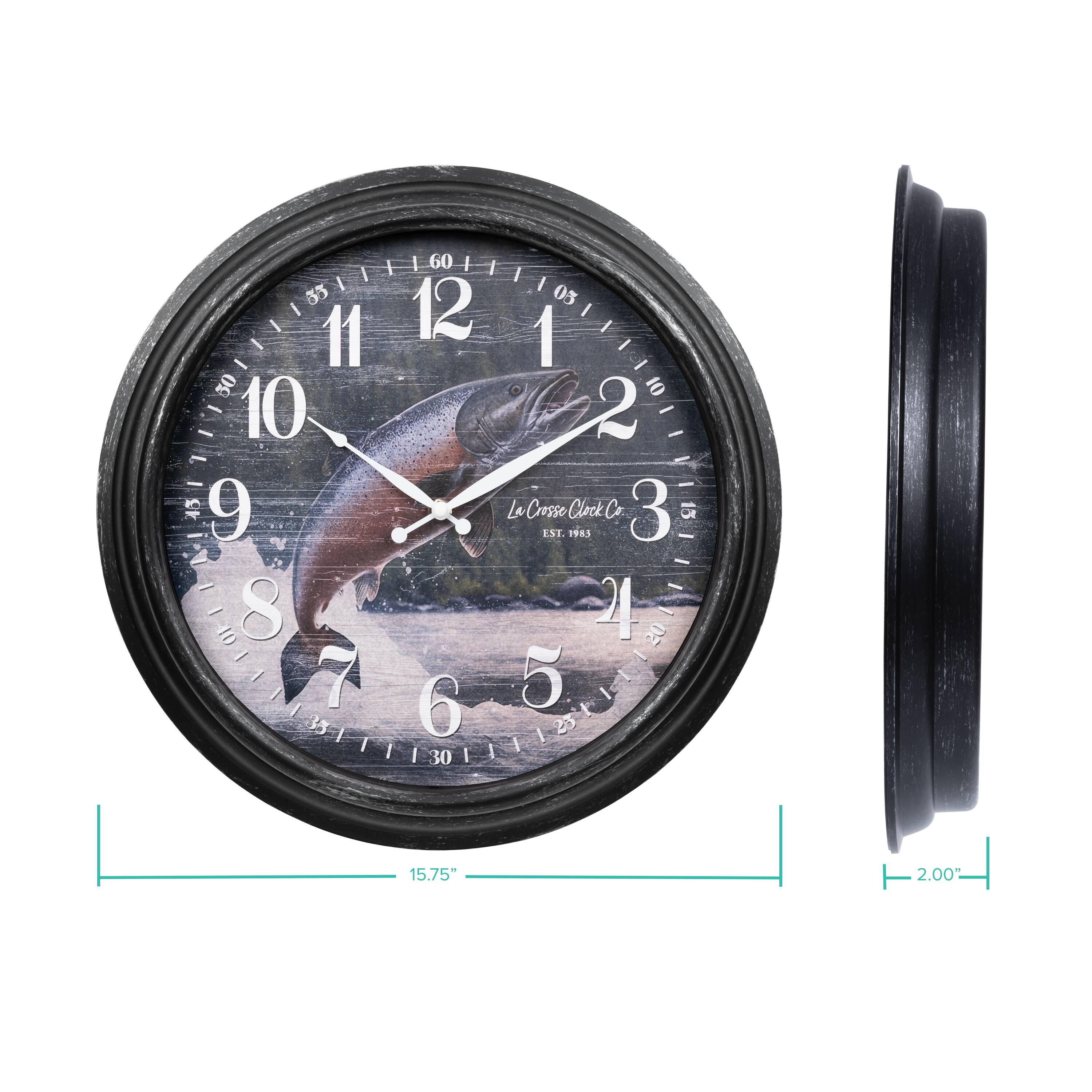 Le Crosse Clock Co.  
EST. 1985  

15.75"  
2.00"