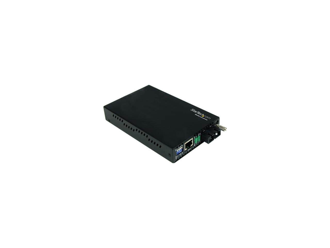 StarTech.com - Gigabit Ethernet Single Mode Fiber Media Converter SC 40 km - 1000 Mbps