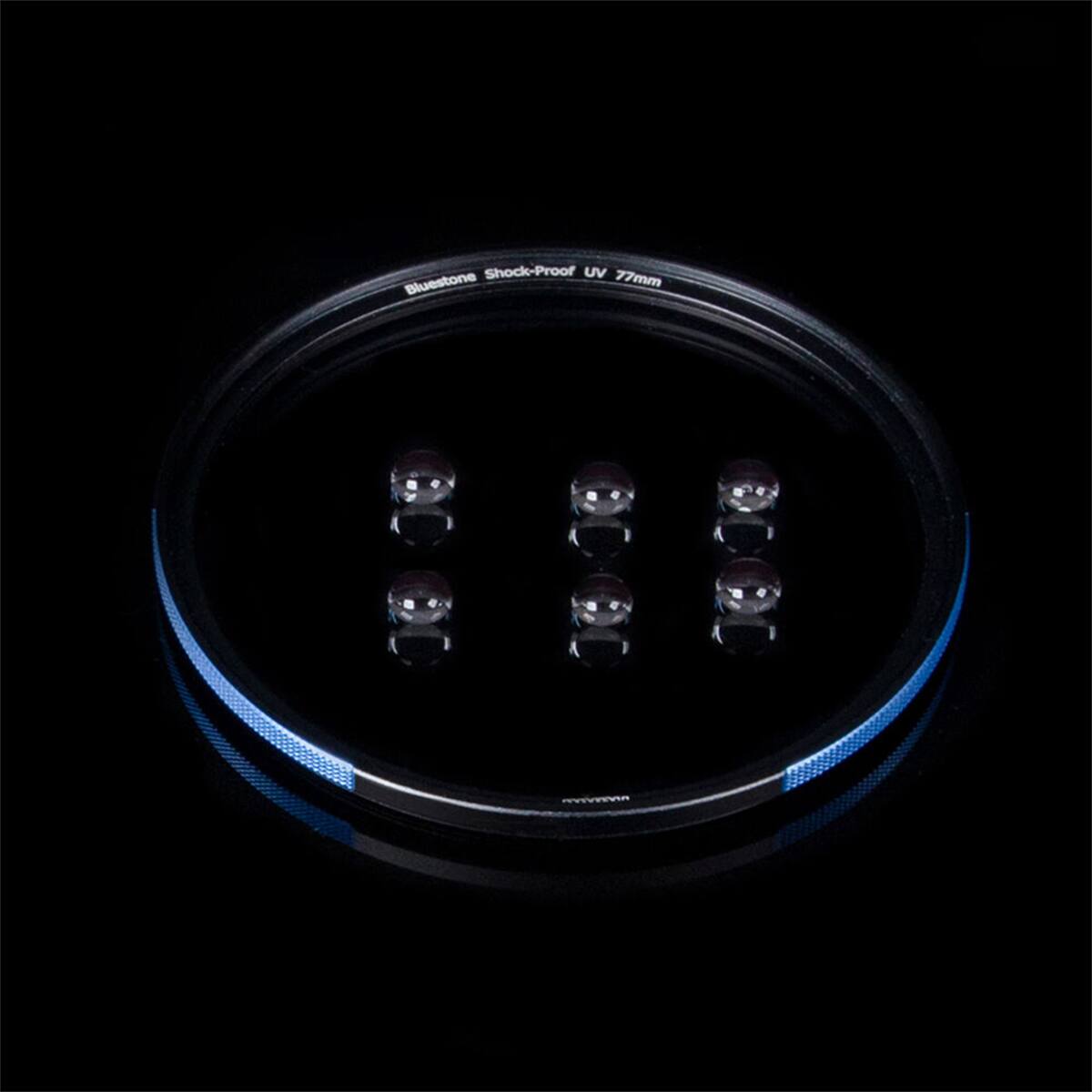 Shock-Proof UV 77mm Bluestone
