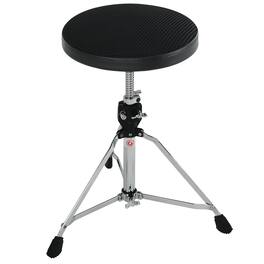 Gibraltar Hardware - Airtech Skinny Top Drum Throne, 13" Breathable Mesh Seat at 2.5" Thick, Lightweight Single-Braced Base