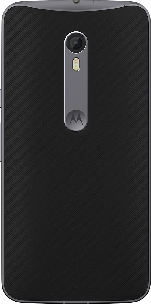 Back. Motorola - Moto X Pure 4G with 32GB Memory Cell Phone (Unlocked) - Black.