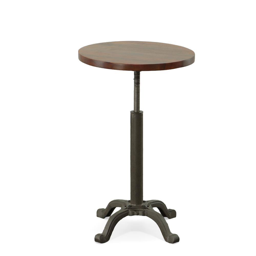 Carolina Chair & Table Colton Adjustable Vintage Table Chestnut Top ...