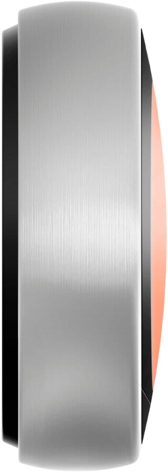 Alt View 11. Google - Nest Learning Smart Wifi Thermostat - Stainless Steel.