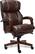 Angle. La-Z-Boy - Big & Tall Bonded Leather Executive Chair - Biscuit Brown.