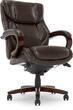 La-Z Boy - Leather Executive Chair - Coffee Brown - Larger Front