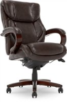 La-Z-Boy - Bellamy Executive Office Chair - Coffee Brown - Bonded Leather - Front_Zoom