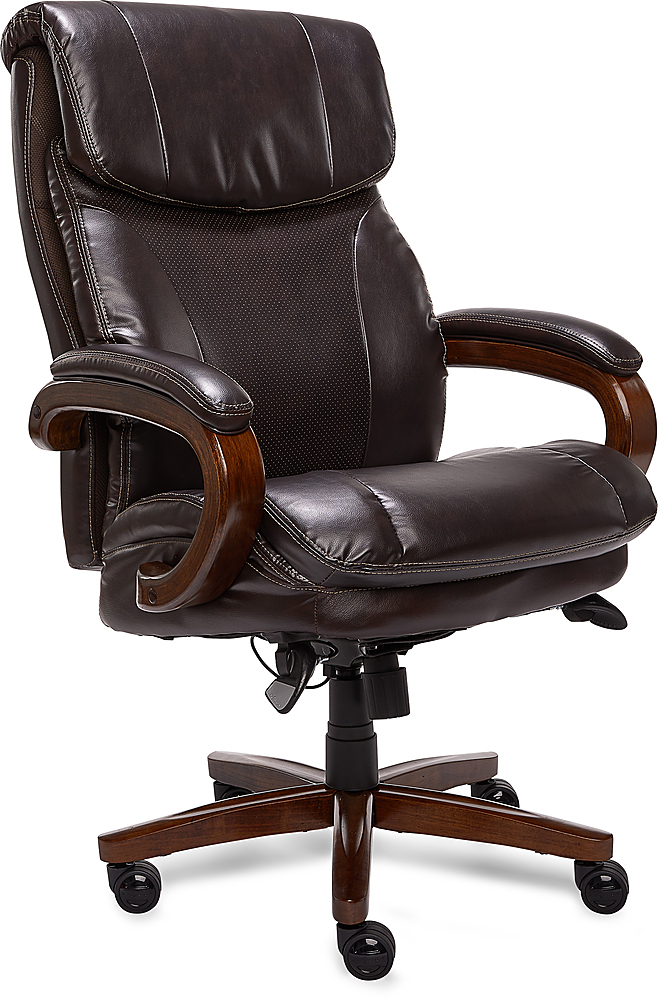 Angle View: Comfort - Admiral III Big & Tall Executive Chair - Black