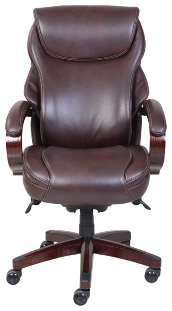 La Z Boy Air Bonded Leather Executive Chair Coffee Brown 45779