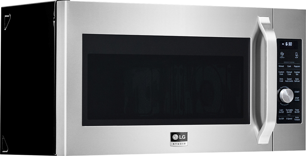 Ft LG LSMC3086STStudio 1.7 Cu Stainless Steel Over-the-Range Microwave 
