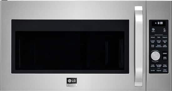 Lg Studio 1 7 Cu Ft Convection Over The Range Microwave With Sensor Cooking Stainless Steel Lsmc3086st Best Buy