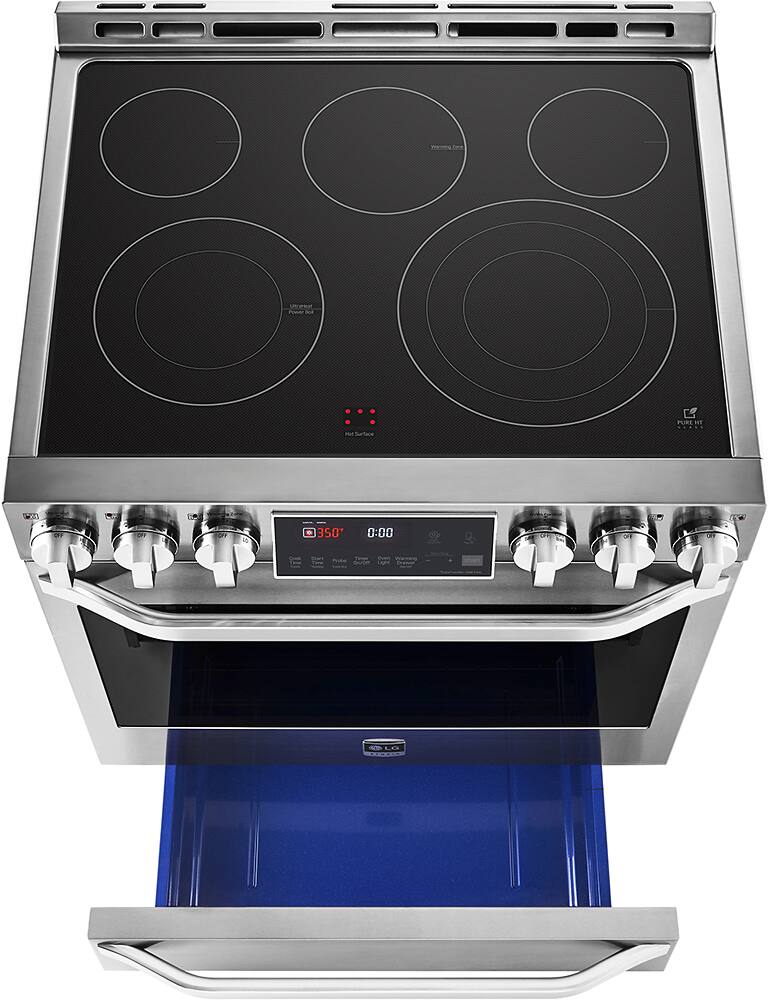 Best Buy LG STUDIO 6.3 Cu. Ft. Electric SelfCleaning SlideIn Range