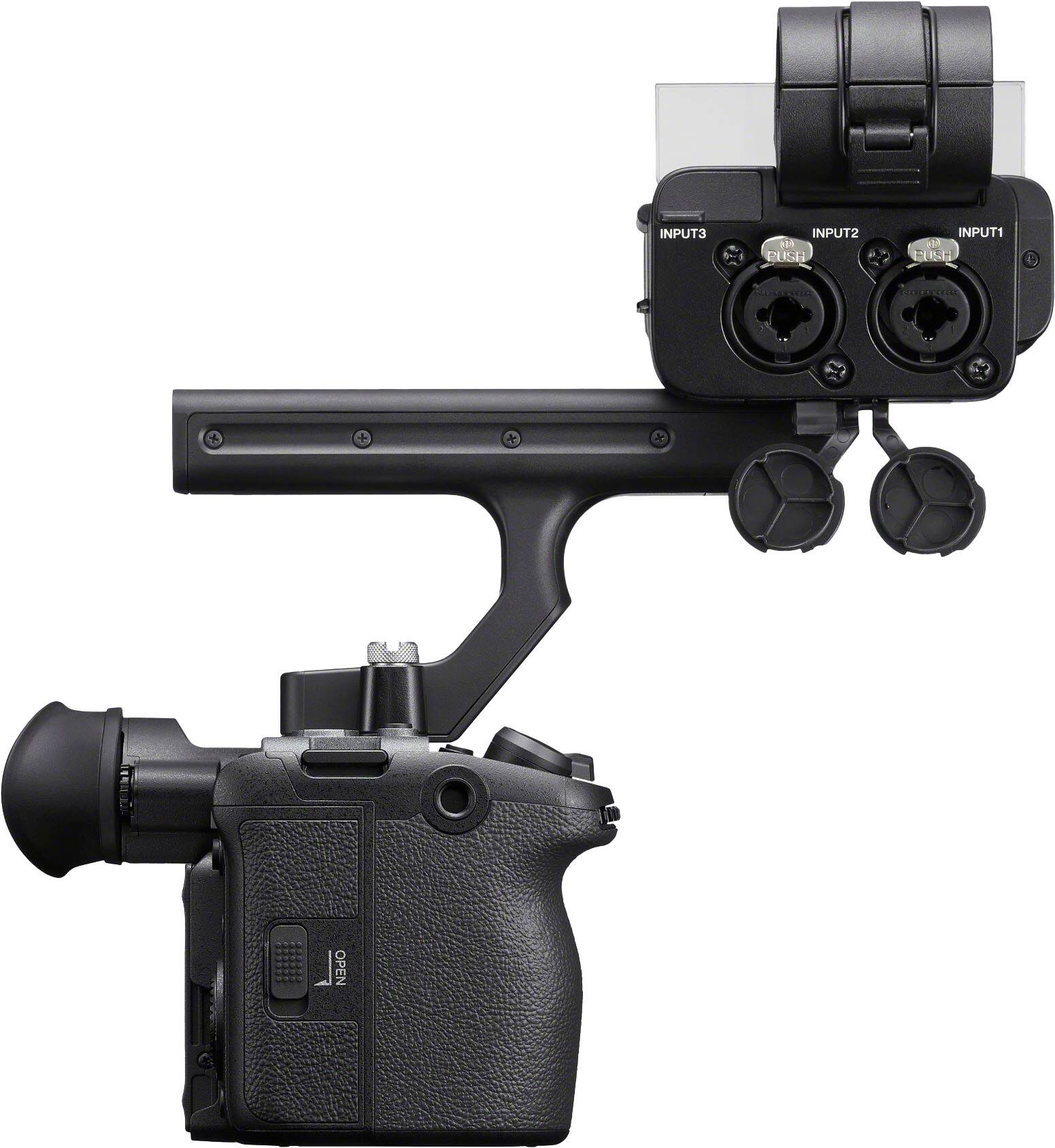 The text on the image reads "INPUT3 INPUT2 INPUT1 PUSH TO OPEN."