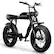 Angle. Super73 - S2 Electric Motorbike w/ 75+ mile max operating range & 28+ mph max speed - Galaxy Black.