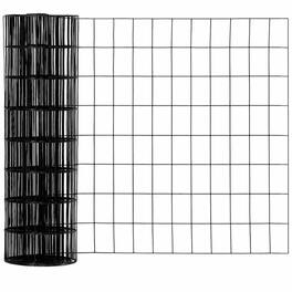 RYHNUYNE - 36 in x 50 ft Vinyl Coated Hardware Cloth, 2 in x 3 in Mesh, 16 Gauge Welded Wire Fencing for Garden and Chicken - Black