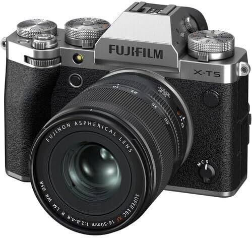 A FUJIFILM X-T5 23 FUJINON ASPHERICAL LENS 35 50 MCS 058 WR SUPER LM R EBC 1:2.8-4.8 XF 16-50mm