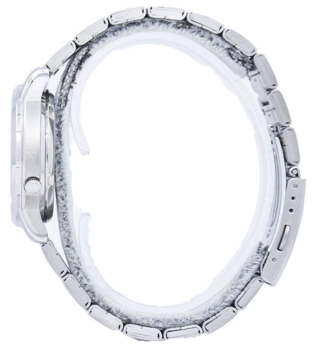 Left. Seiko - Automatic 21 Jewels SNKK65 SNKK65K1 SNKK65K Men's Watch - Silver.