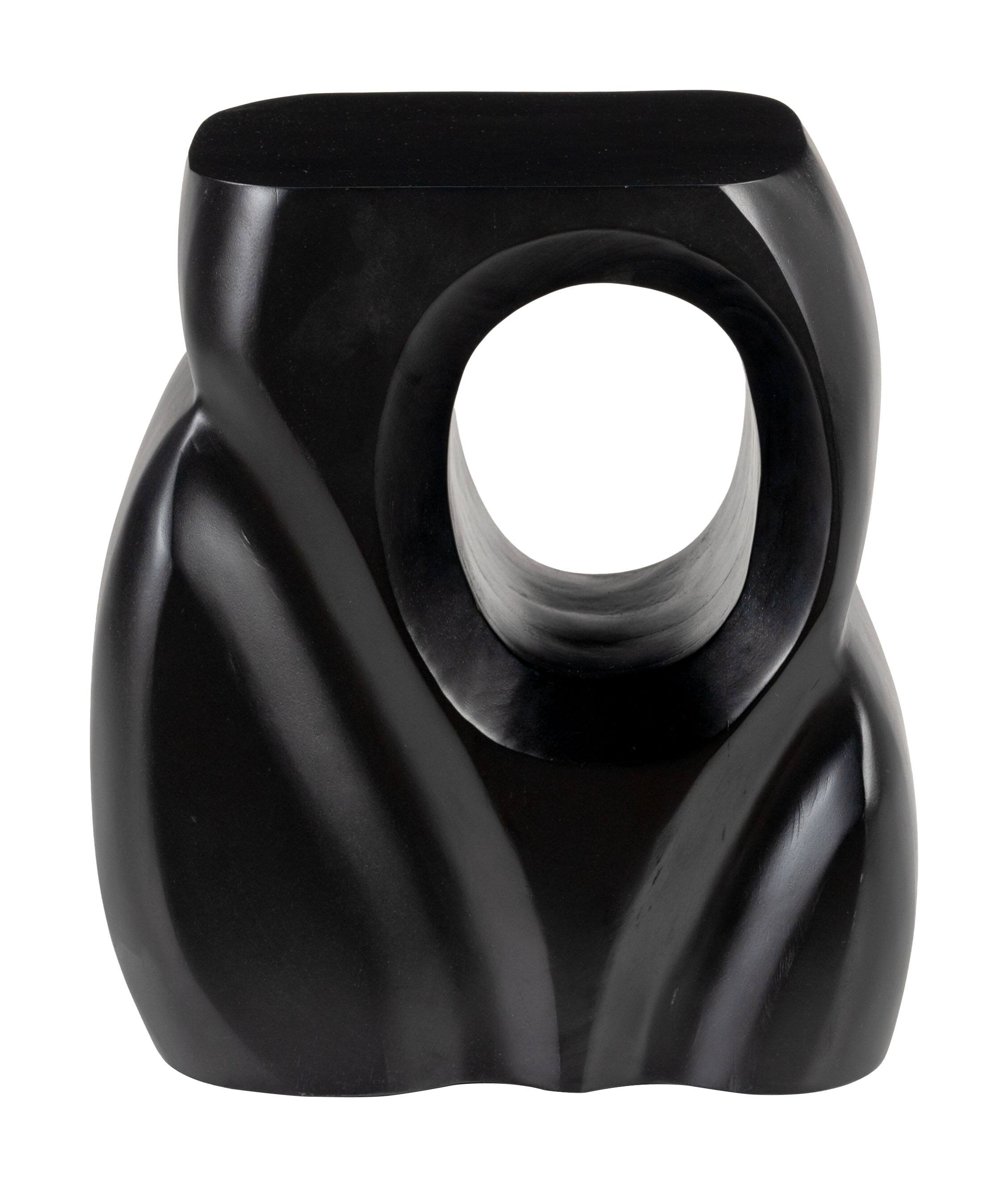 Alt View 1. Hivvago - Trung Side Table Black - Black.