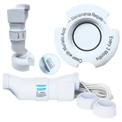 CELL-11
Maintenance Require Every 3 Months Clean with Muriatic Acid
HYDROTOOLS SALT CHLORINE GENERATOR
WARNING: Risk of electrocution and death. Always switch off power before servicing or repairing.