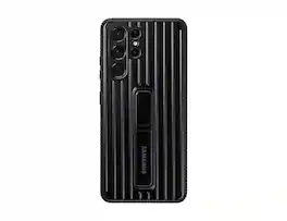 Samsung - Rugged Protective Cover for Galaxy S21 Ultra | Color: - Black
