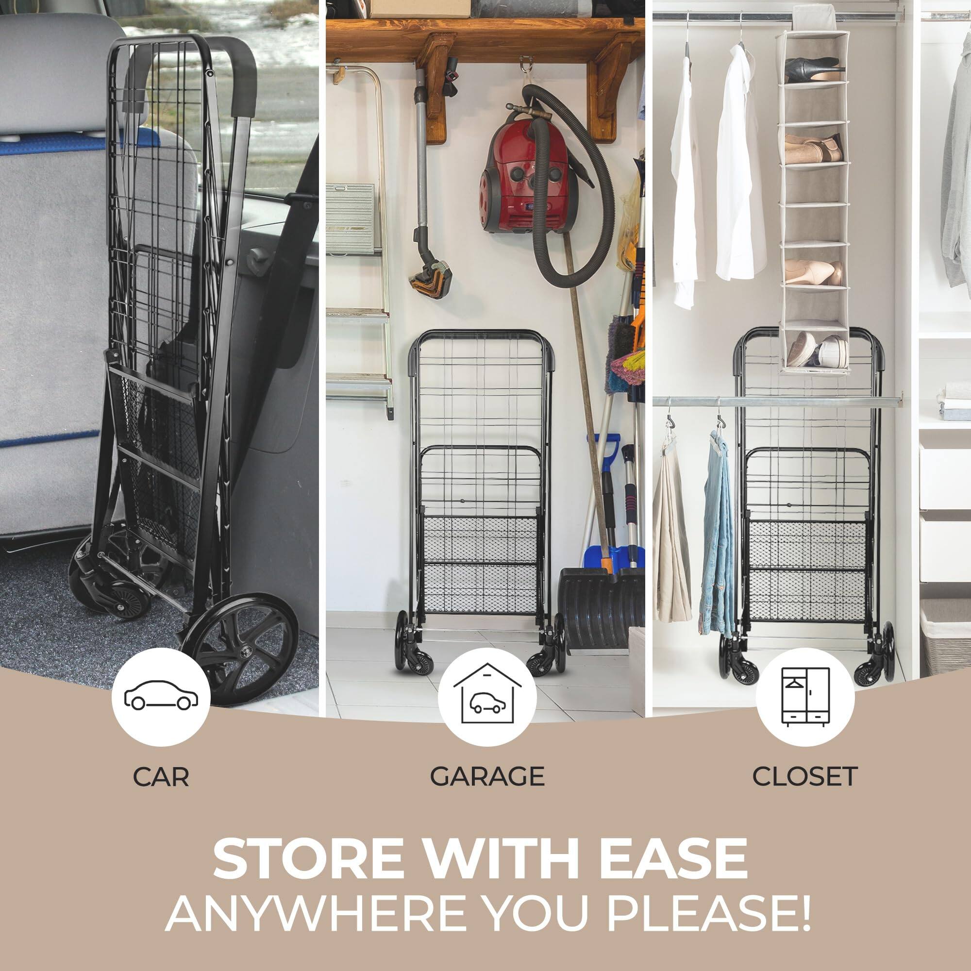 CAR GARAGE CLOSET STORE WITH EASE ANYWHERE YOU PLEASE!